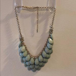 Mint & Gold Statement Necklace